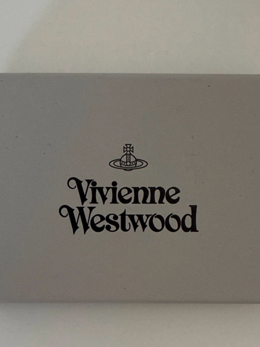 Vivienne Westwood Black Logo Card Holder